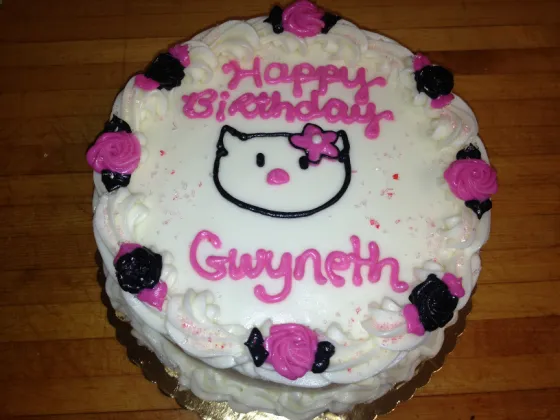 Custom decorated cake from the Shipyard Galley bakery