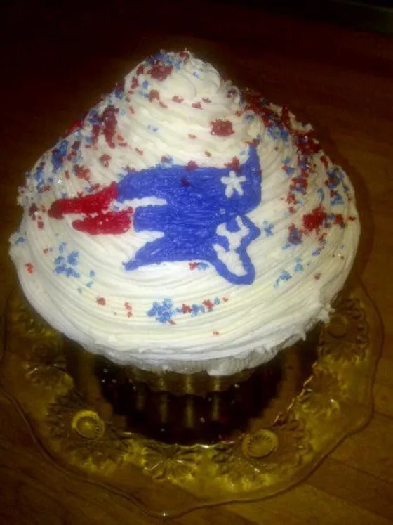 Custom decorated cake from the Shipyard Galley bakery