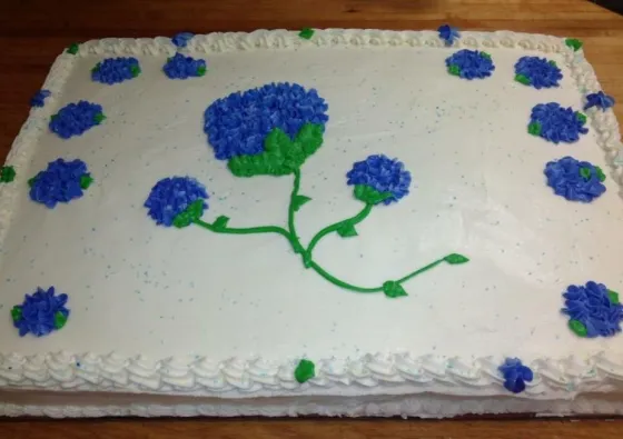 Custom decorated cake from the Shipyard Galley bakery