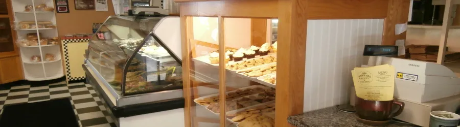 Interior counters at Shipyard Galley