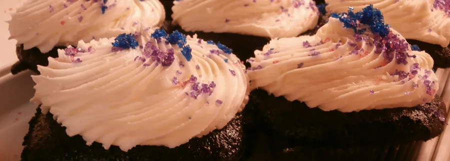 Frosted cupcakes