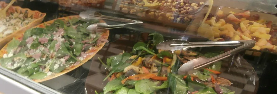 The deli case