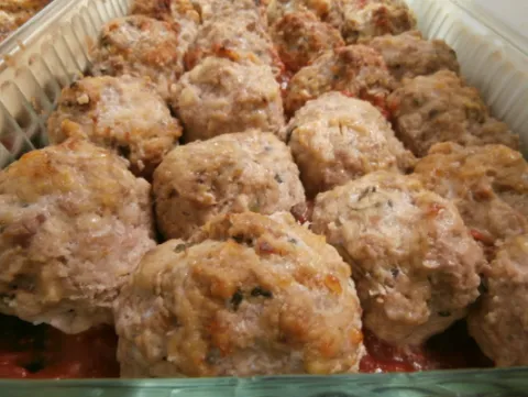 Old world Italian meat balls