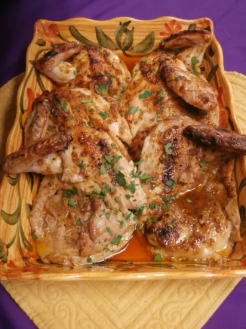Roasted Tuscan chicken
