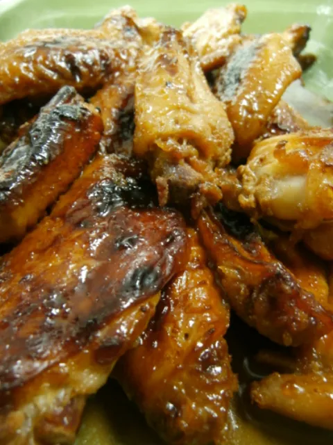 Honey soy wings